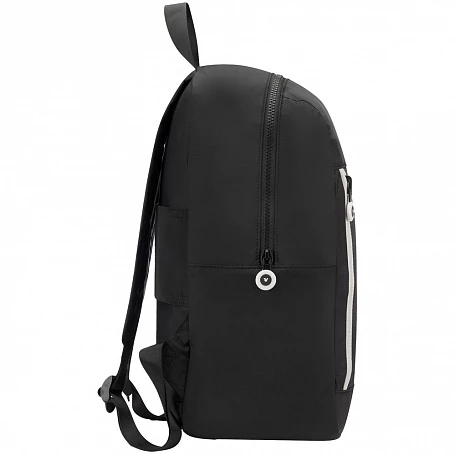 Складной рюкзак Compact Neon, черный с белым