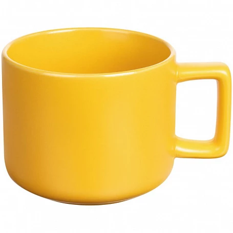 Чашка Jumbo, ver.2, матовая, желтая